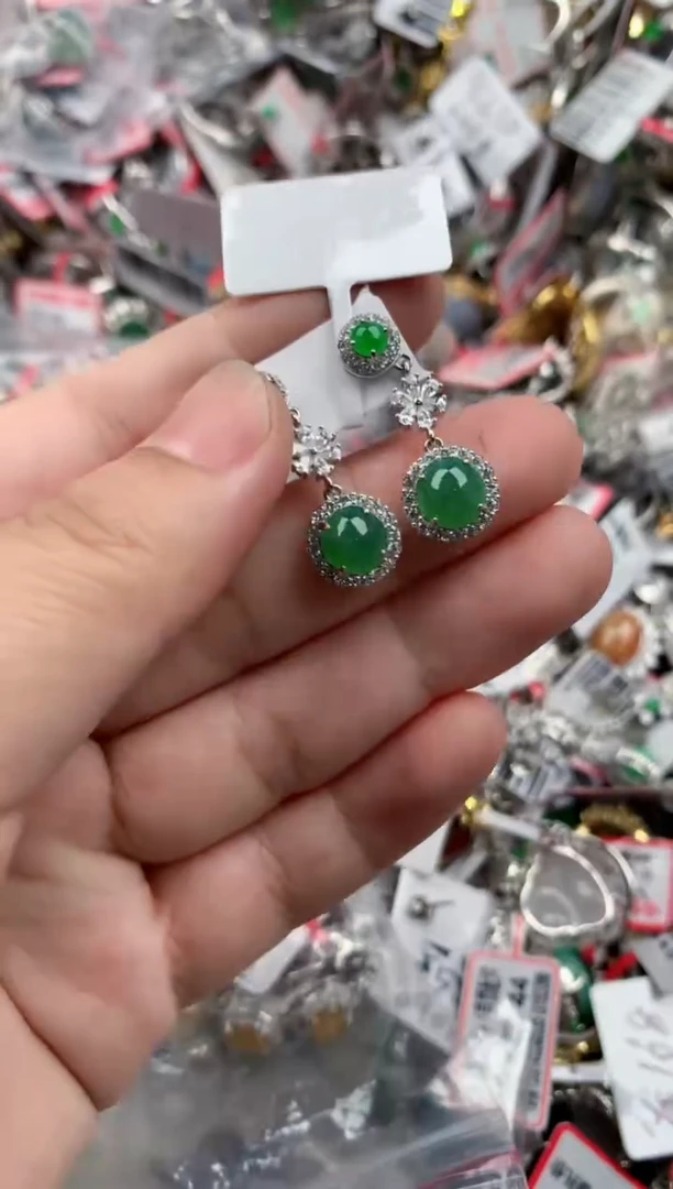 银S925镶嵌戒指翡翠333    4