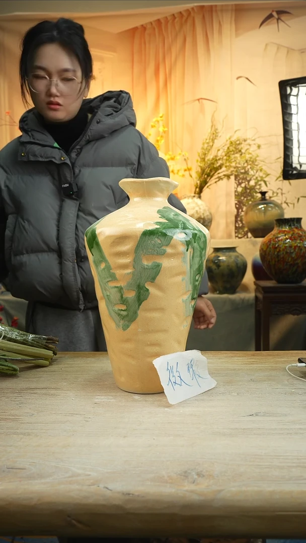 高35口9高温陶瓷花瓶