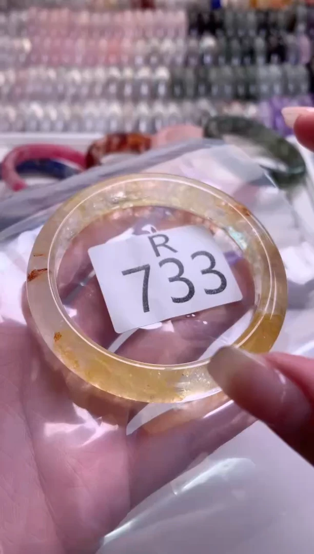 水晶珠宝半成品未镶嵌h*h水晶手镯733-57