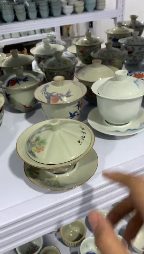 【开播福利】哥窑、羊脂玉、一壶带俩杯@@@@@@@@@