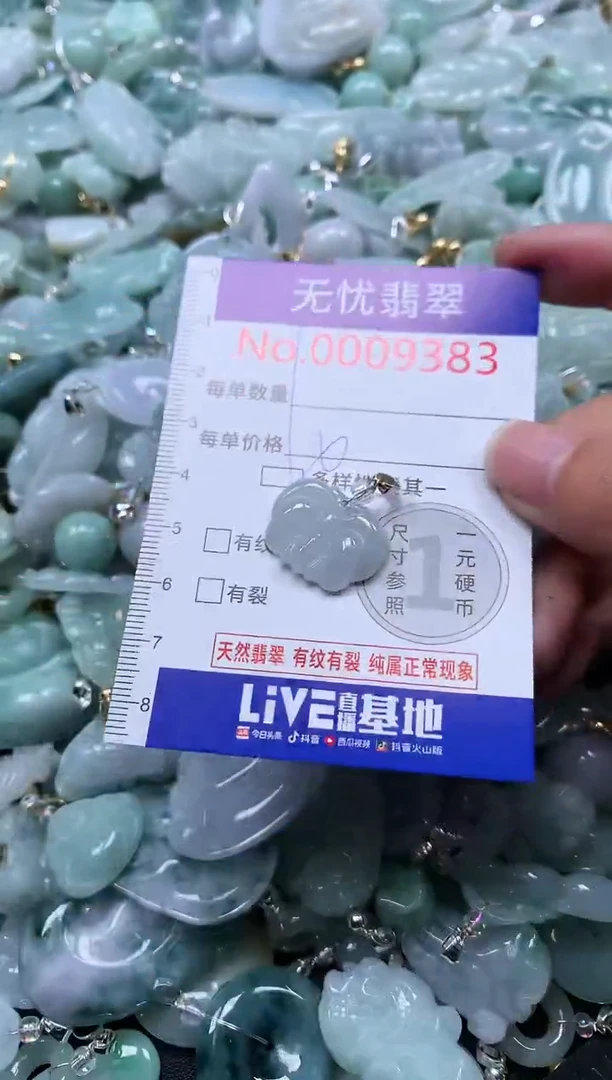 颈饰未镶嵌翡翠9383