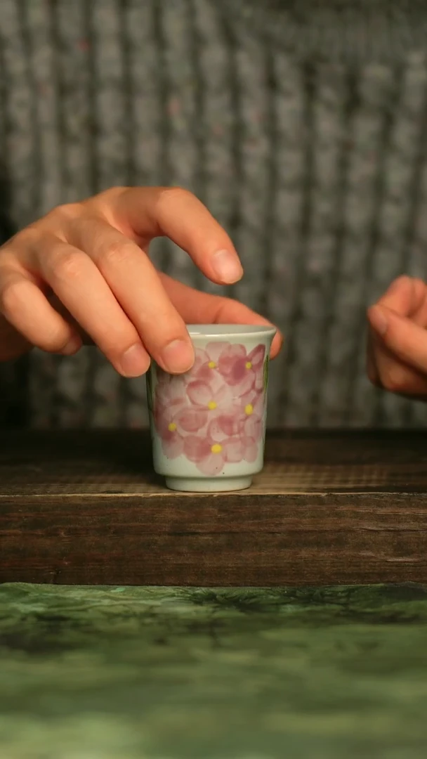 陶瓷青诗集手工手绘瓷器