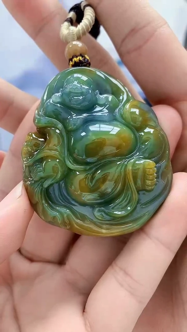 未镶嵌定制翡翠4898bb-毛货挂件58