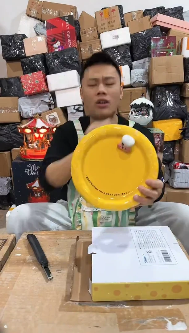 瓷片原盒星之卡比奶酪盘