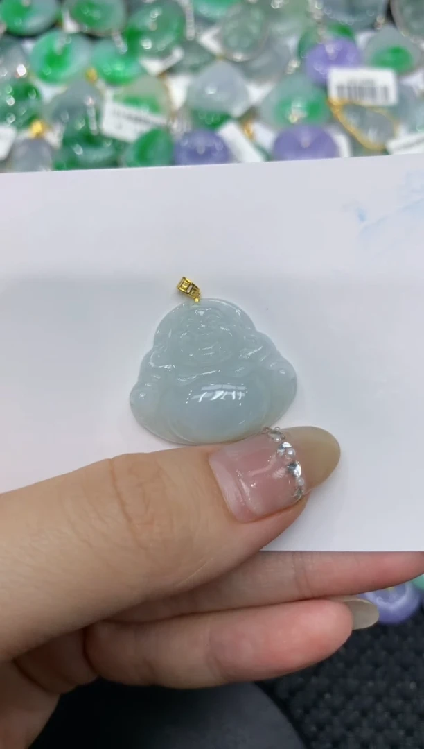 【闪购商品】翡翠颈饰18K金镶嵌222222222