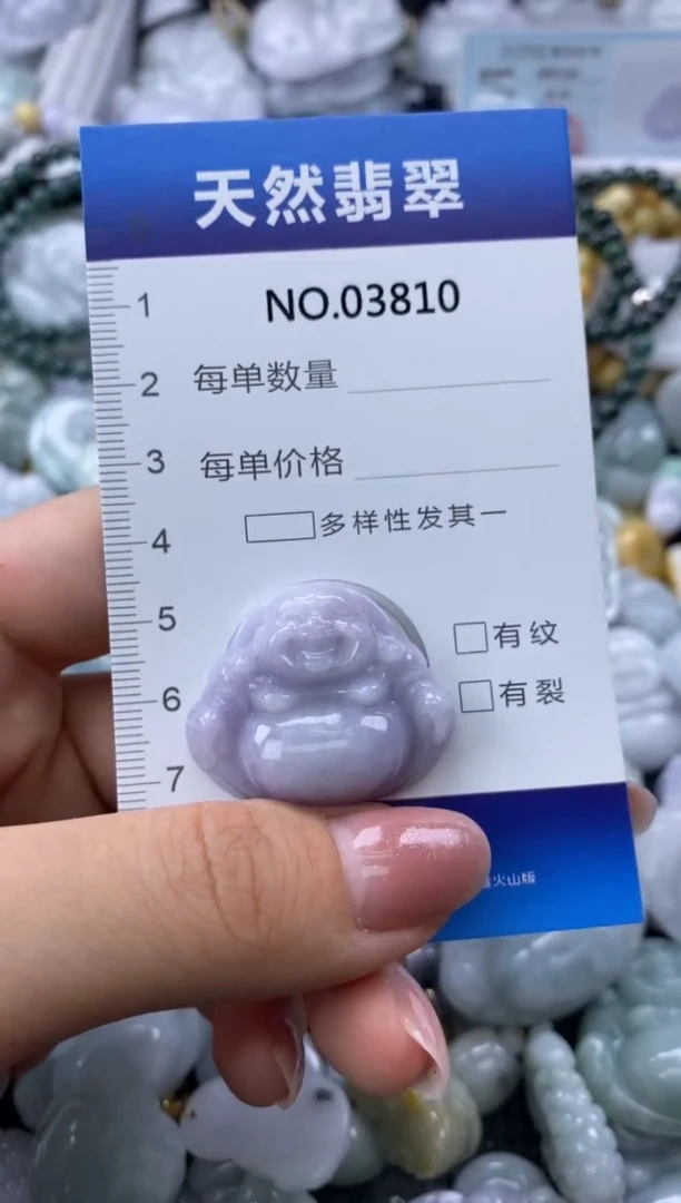 翡翠未镶嵌颈饰缅甸A货翡翠03810
