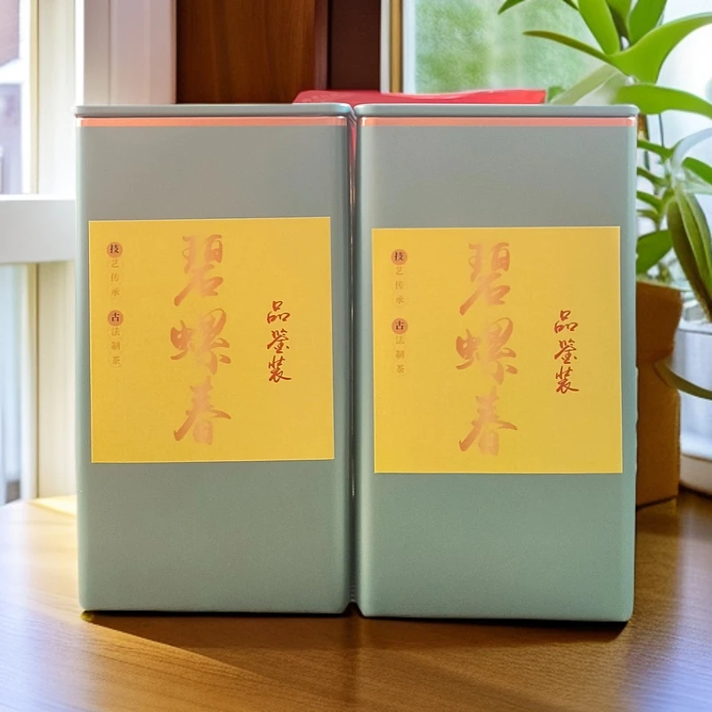 碧螺春 独立小包铁罐装 50g一罐  拍一发二