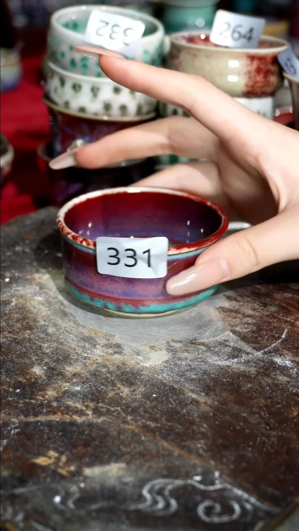 摆件精品窑变钧瓷茶器