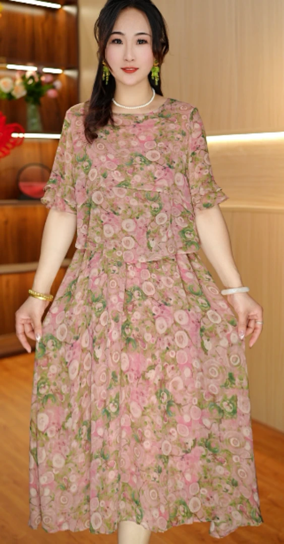 8771-23新款时尚休闲连衣裙