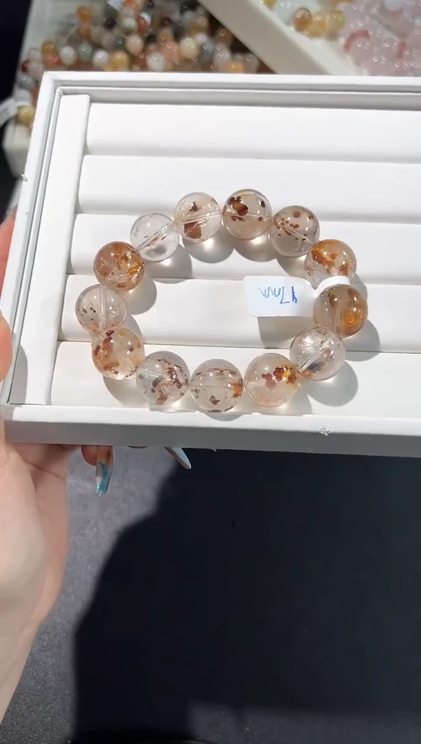 未镶嵌手串水晶73p多样性发其一【1条】默认微瑕17mm