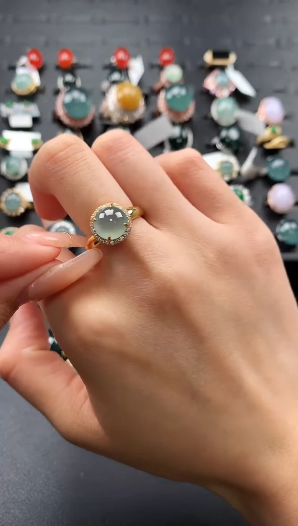 【闪购商品】翡翠戒指未镶嵌575467854745