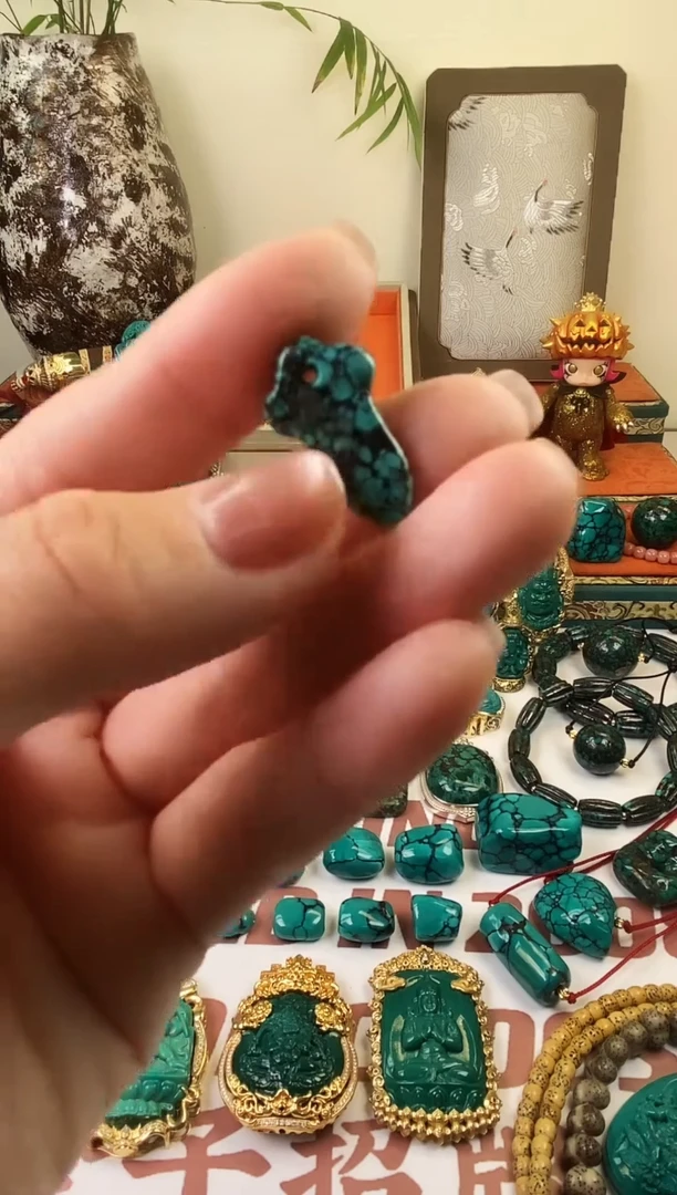 未镶嵌绿松石.网花 单颗 22.5mm