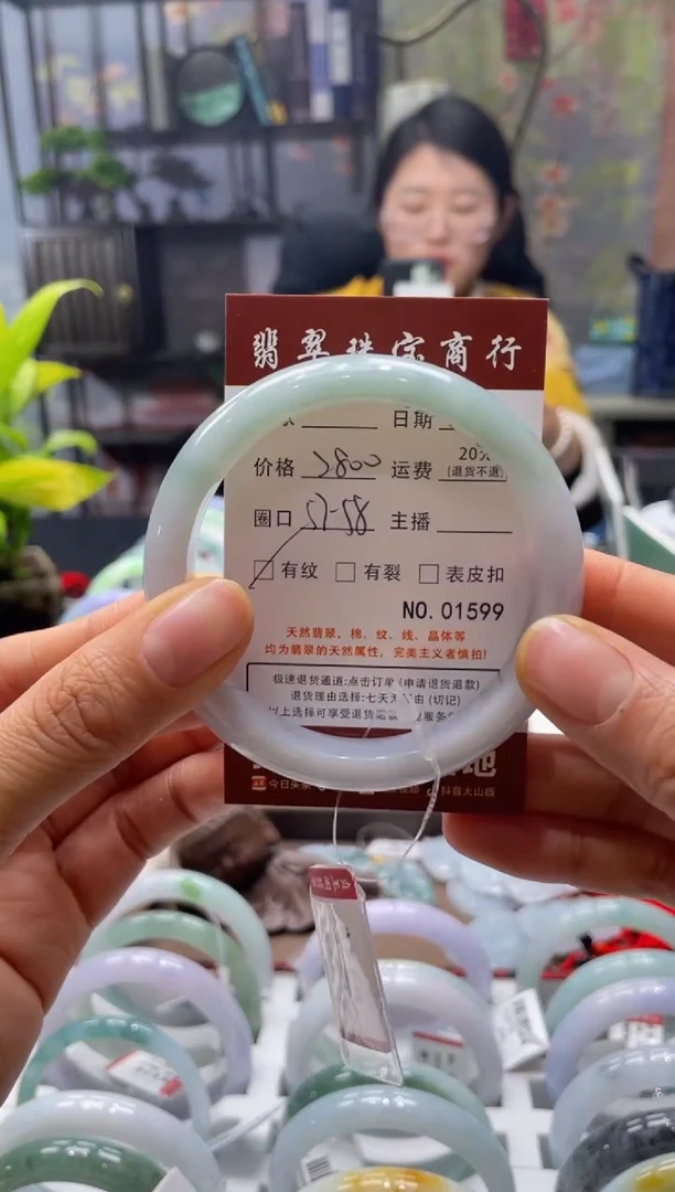 未镶嵌手镯翡翠1599