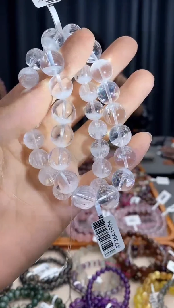 水晶手链未镶嵌白幽灵