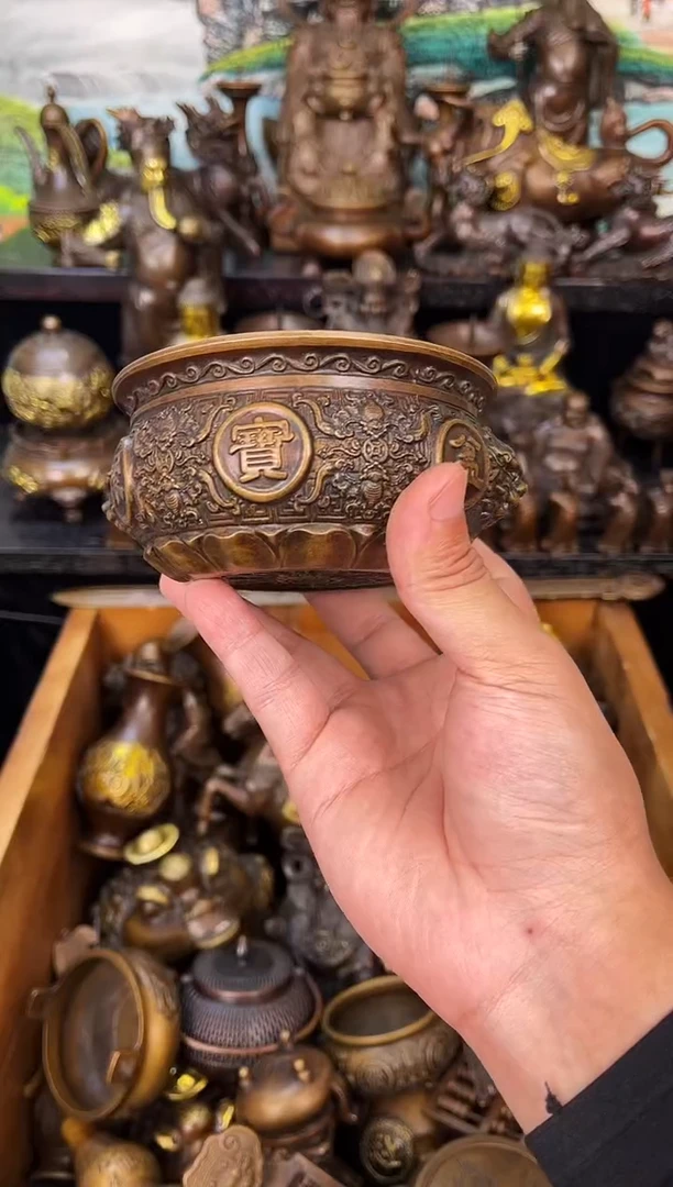 鹏哥雅集铜器 甄选摆件