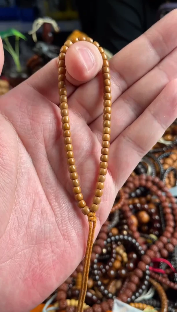 橄榄核手串王胖子文玩工作室核尖手持4.8