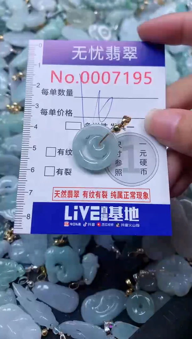 颈饰未镶嵌翡翠7195