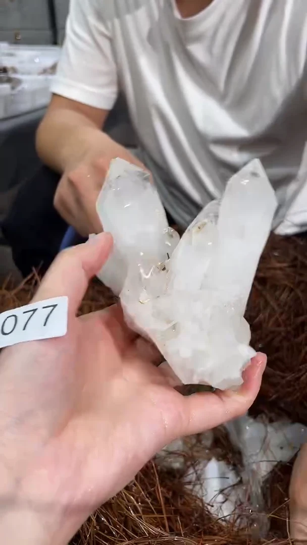 未镶嵌珠宝半成品水晶晶簇-77