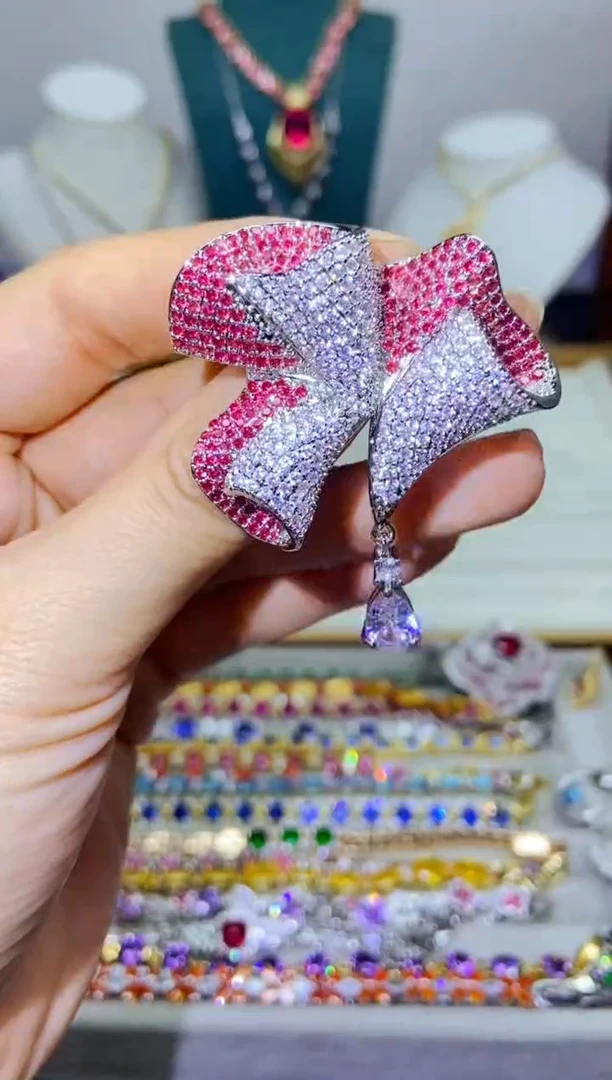 银S925镶嵌戒指烟晶1