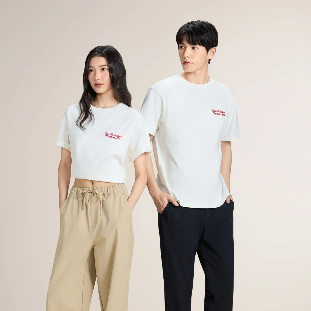 【跑者美学】NB官方25夏季新款男女休闲运动圆领T恤短袖AMT51319