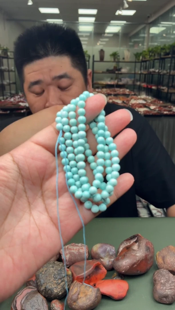 未镶嵌绿松石手链本*一条约5mm+ 多样性发货