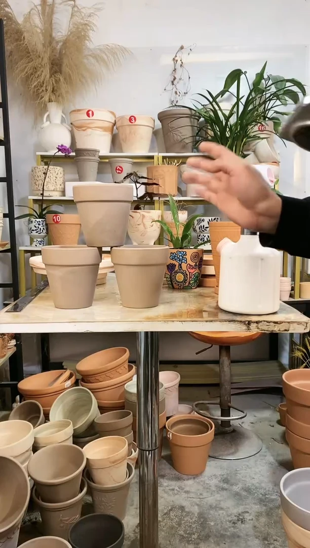 【闪购商品】红陶瑕疵无售后12.5*13灰陶 3盆无托