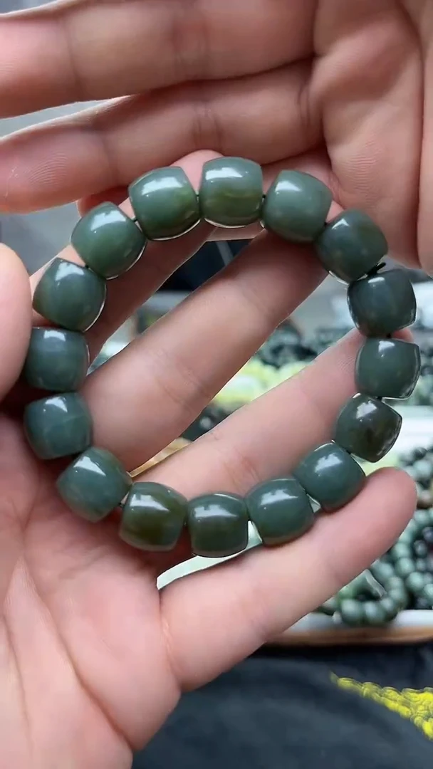 手串未镶嵌和田玉新疆且末蓝14