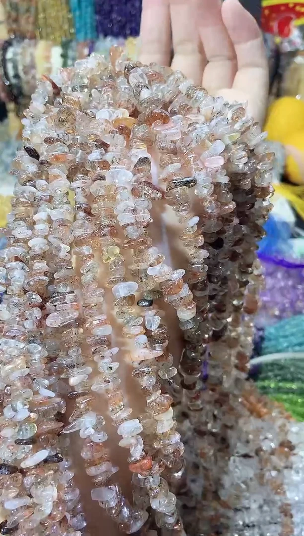 未镶嵌珠宝半成品水晶aaa黑金超七