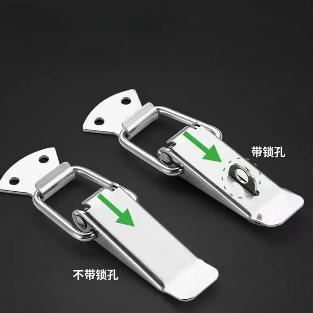 鸭嘴扣弹簧搭扣用于工具箱木箱箱包蜂箱格子箱固定锁扣工具