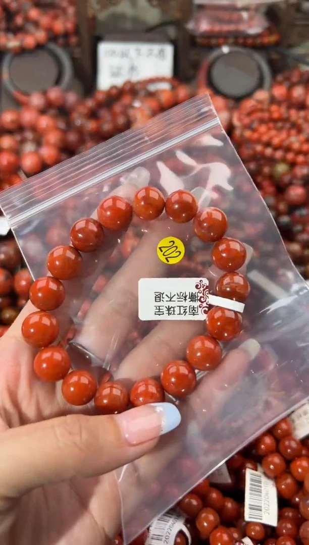 未镶嵌手串南红玛瑙12+