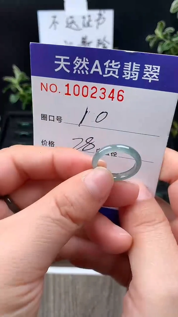 未镶嵌戒指翡翠10#