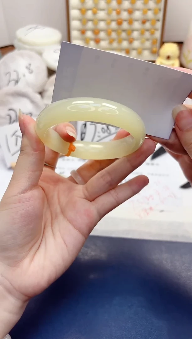 石英质玉手镯未镶嵌346-晴水-圈口60