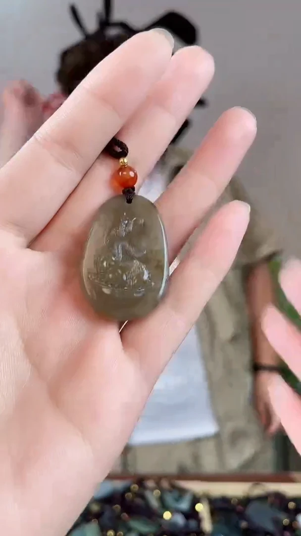 和田玉未镶嵌挂件 多样性发货，拍一发一