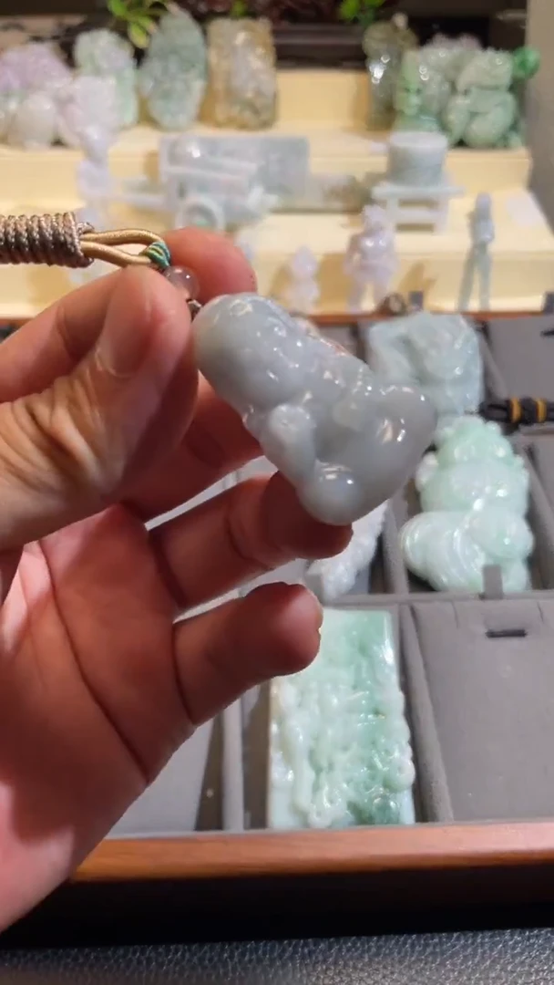 翡翠未镶嵌颈饰7/09/253