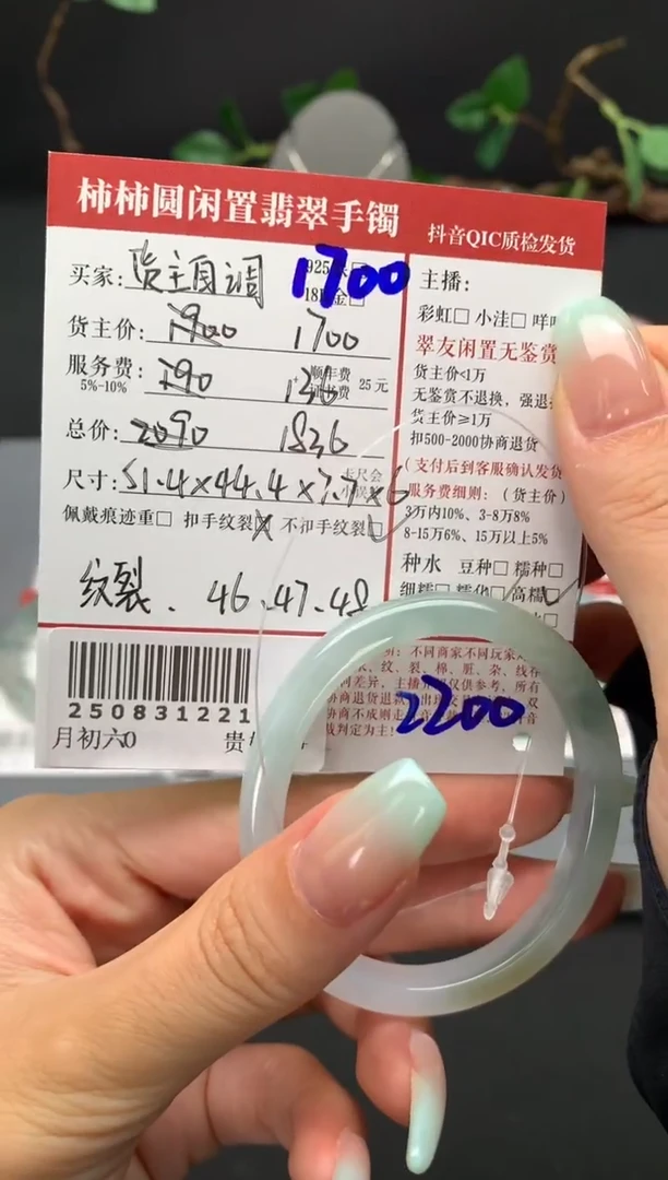 未镶嵌手镯翡翠姐姐250831221