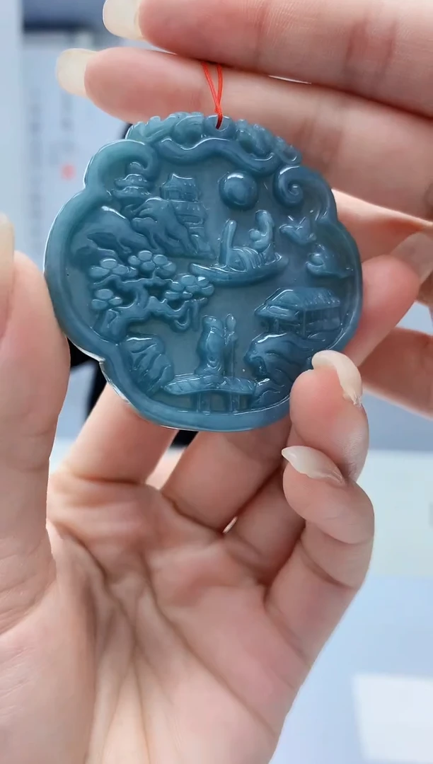 【闪购商品】翡翠未镶嵌颈饰4852lr-JJ挂件1