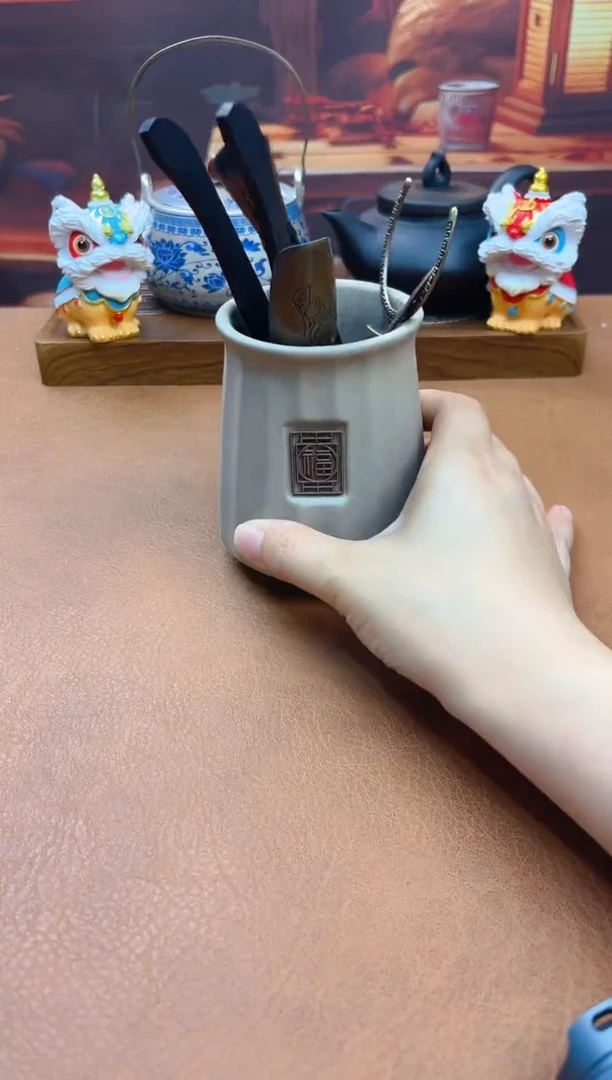 陶瓷茶具摆件旅行套组