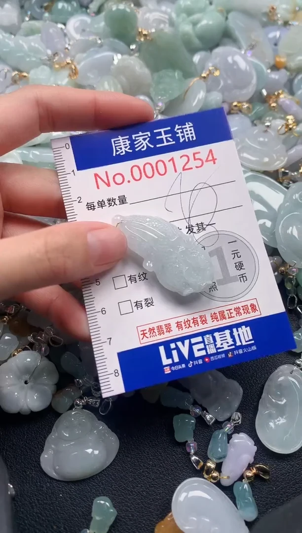 吊坠(不含链)未镶嵌翡翠1254