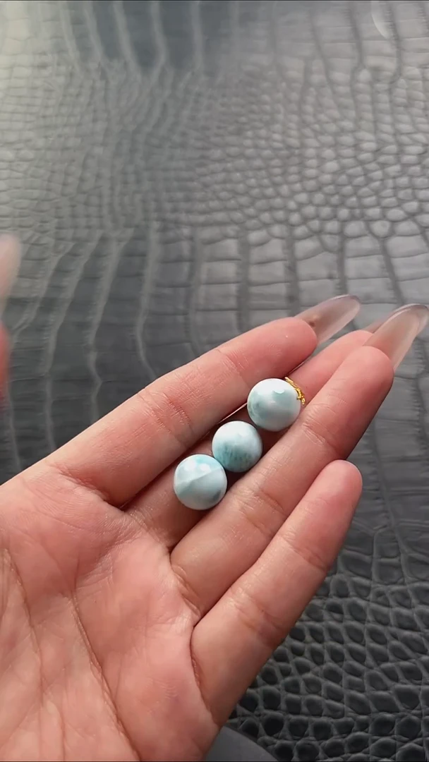 未镶嵌针钠钙石（海纹石）手串97多样性发其一/11+