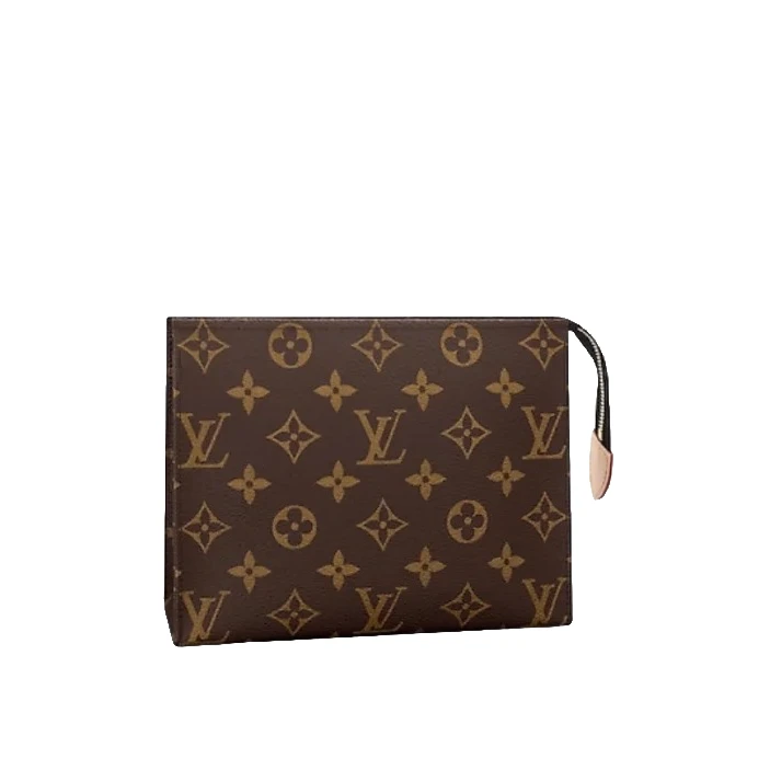 99新 LouisVuitton/路易威登 小号洗漱包 经典老花手拿包/友奢