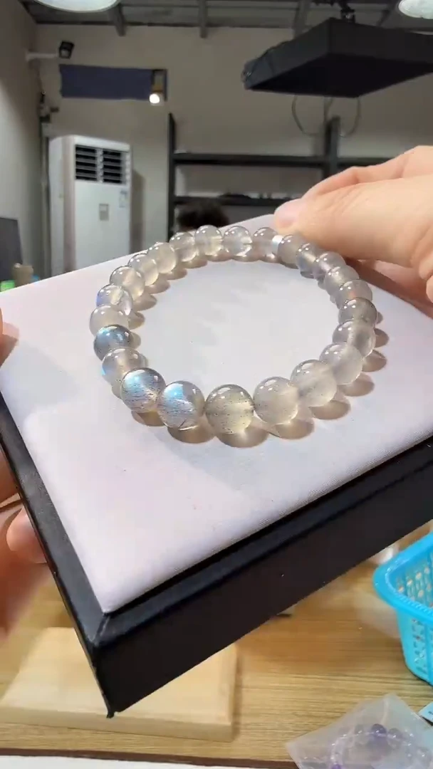 未镶嵌手链拉长石优0773 约7mm 多样性发一件