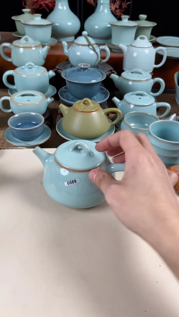 【闪购商品】其他589号瑕原泥胎纯手拉石瓢壶支钉烧