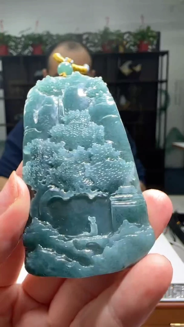 【闪购商品】翡翠颈饰未镶嵌天然翡翠A货吊坠