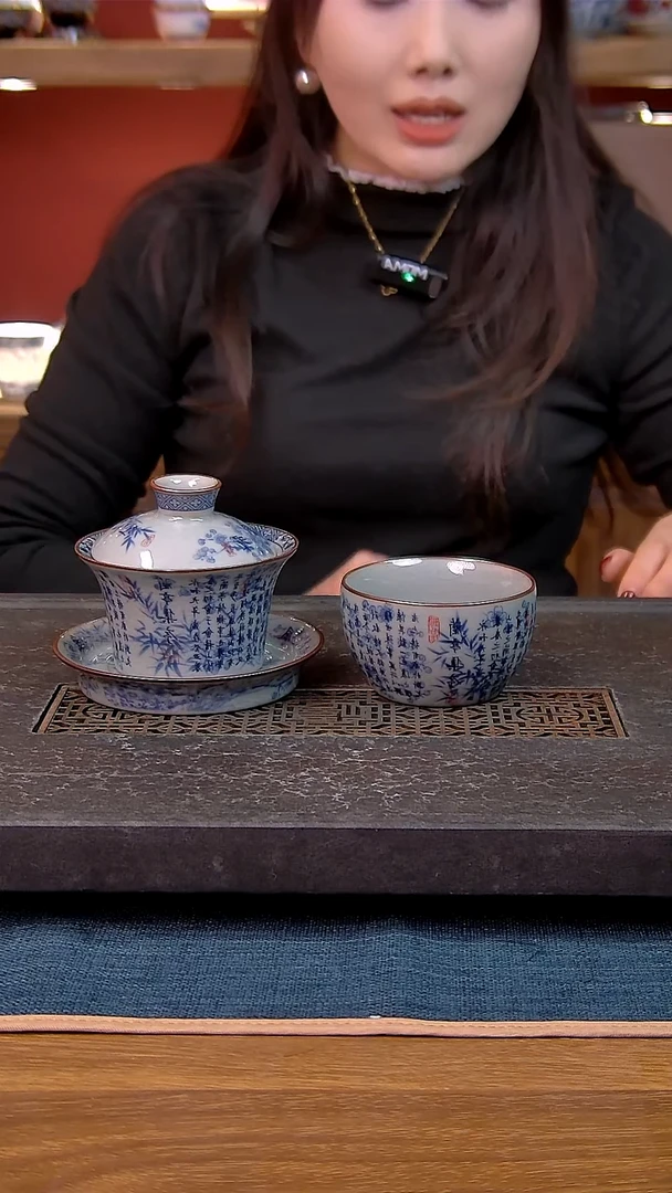 简装家用款2件套 老陶泥开片纹陶瓷茶具