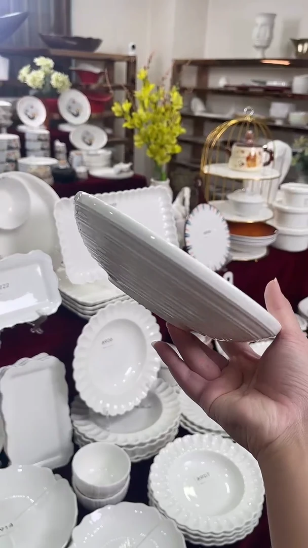 摆件陶8寸韦斯同款汤盘