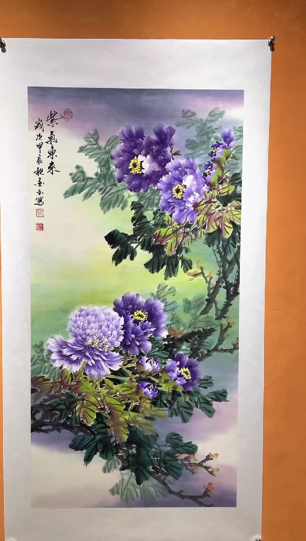国画刘金玉老师亲笔手绘