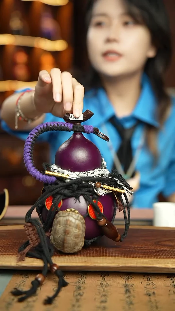 菰*286号700ml左右非遗大漆酒葫芦