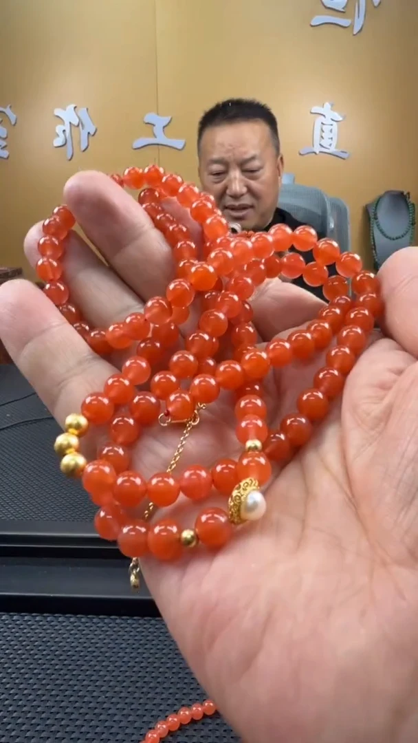 未镶嵌颈饰玛瑙/玉髓项链