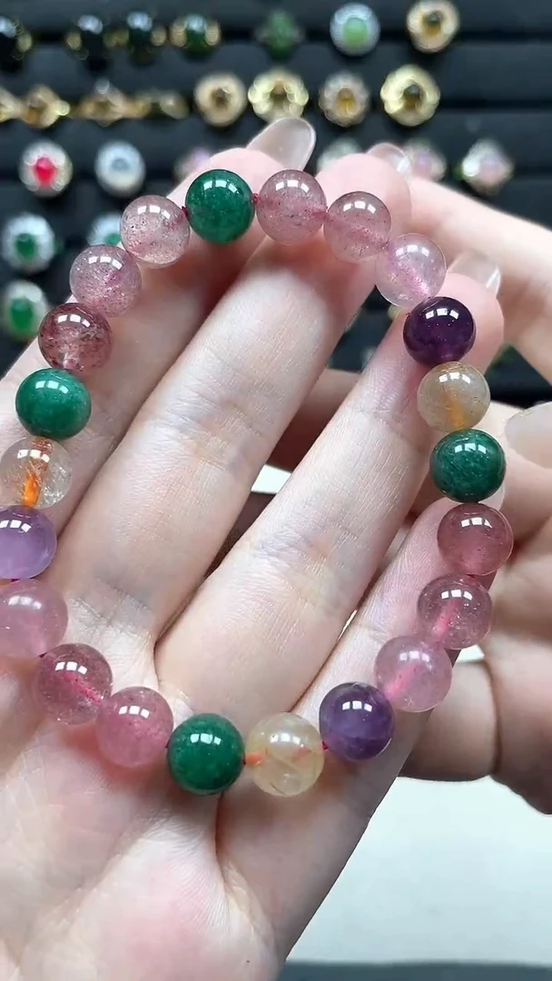 未镶嵌手串翡翠多样性发货拍一发一