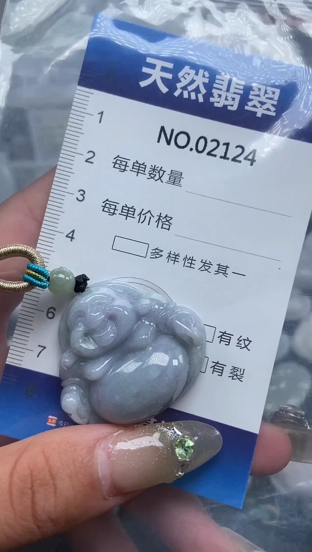 翡翠未镶嵌颈饰纯天然A货翡翠2124